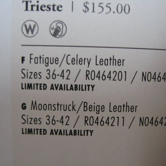 Birkenstock Footprints TRIESTE Beige/Moonstruck Leather Slip on 40 N US W 9 M 7 - Picture 13 of 14